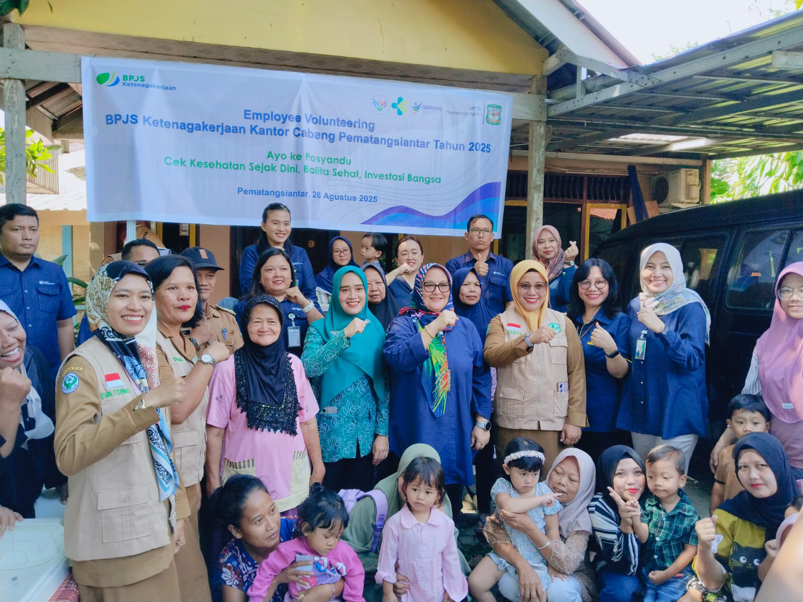 Employee  Volunteering BPJS Ketenagakerjaan di Posyandu C/III/01 UPTD PUSKESMAS KARTINI